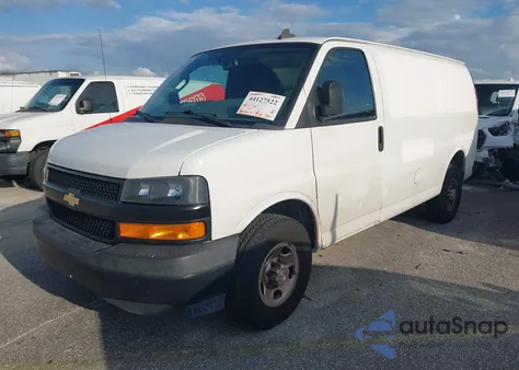 2019 Chevrolet Express G2500 from USA, damaged, VIN 1GCWGAFG6K1368728